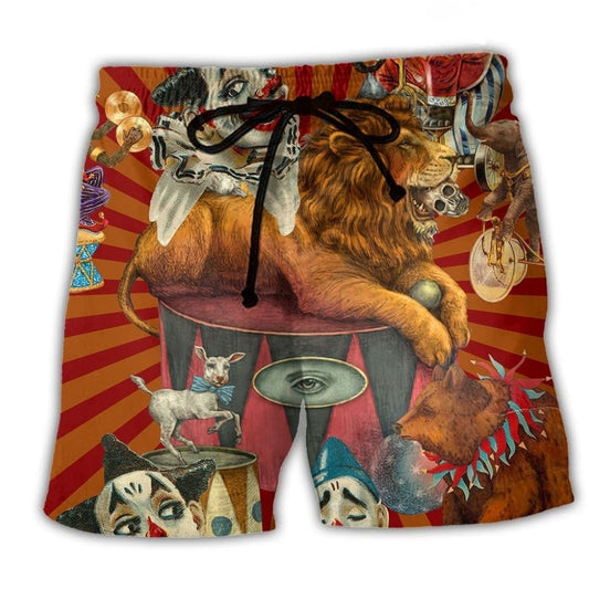 Funny Clown Red Style – Beach Short
