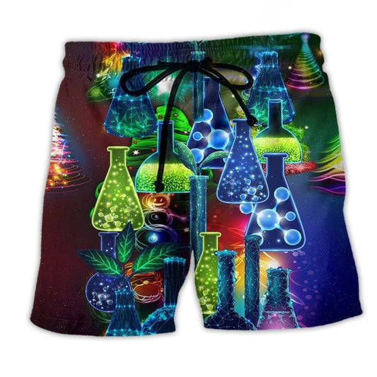 Chemistry Magic Science Christmas – Beach Short