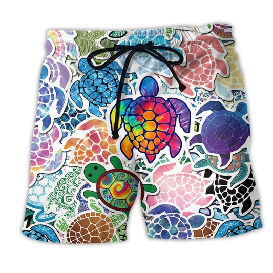 Turtle Color Peace – Beach Short