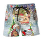 Tattoo Santa Christmas – Beach Short