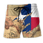 Texas Map Peace – Beach Short