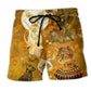 Egyptian Cat Mythic Art Style – Beach Short