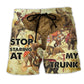 Elephant Circus Statement Art – Beach Short