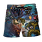 Dragon Jewel Love Life Art – Beach Short