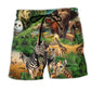 Protect Wildlife Love Art – Beach Short