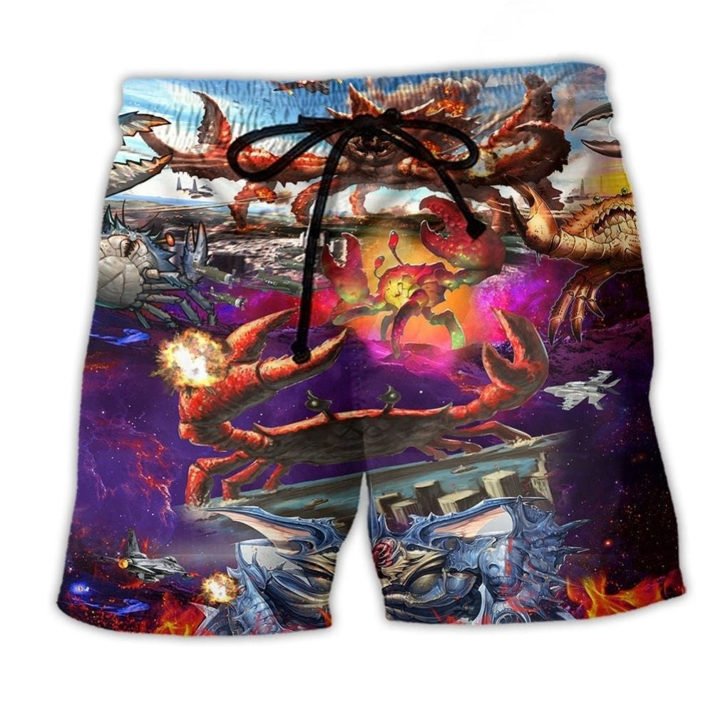 Crab King Battle Art – Beach Short