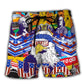 America Proud Forever Eagle Art – Beach Short