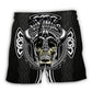 Viking Black Pattern Norse Style Art – Beach Short