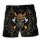 Viking Skull King Dark Fantasy Art – Beach Short