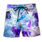 Galaxy Horse Fantasy Space Art – Beach Short
