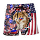 American Easter Celebration Art – Beach Short