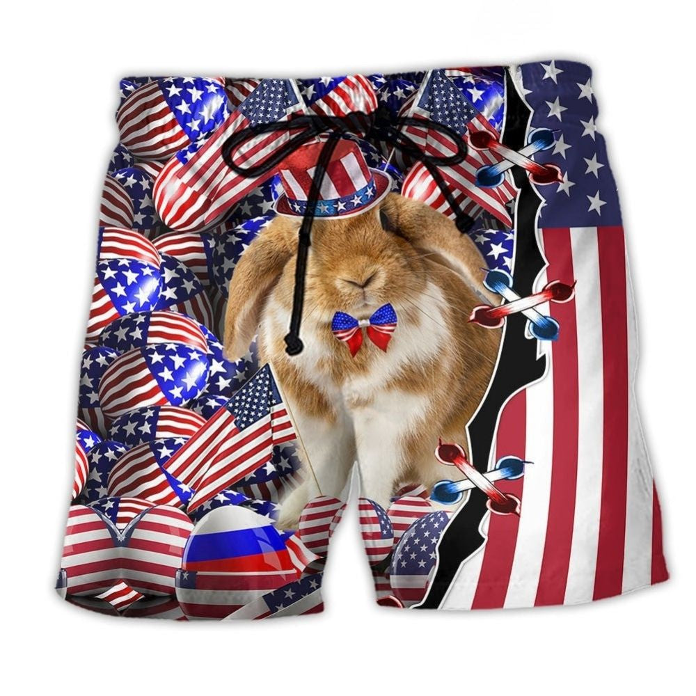 American Easter Celebration Art – Beach Short