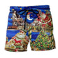 Christmas Night Toy Workshop – Beach Short