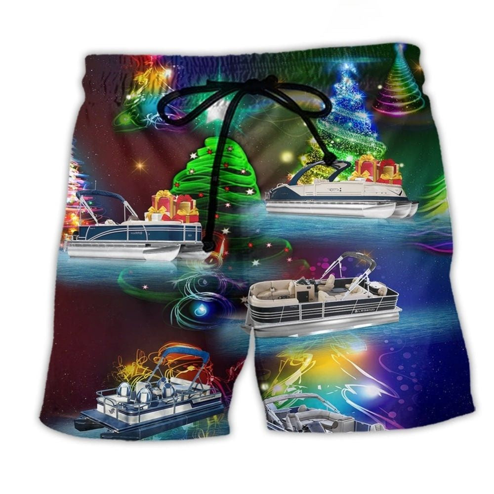 Pontoon Boat Christmas Tree – Beach Short