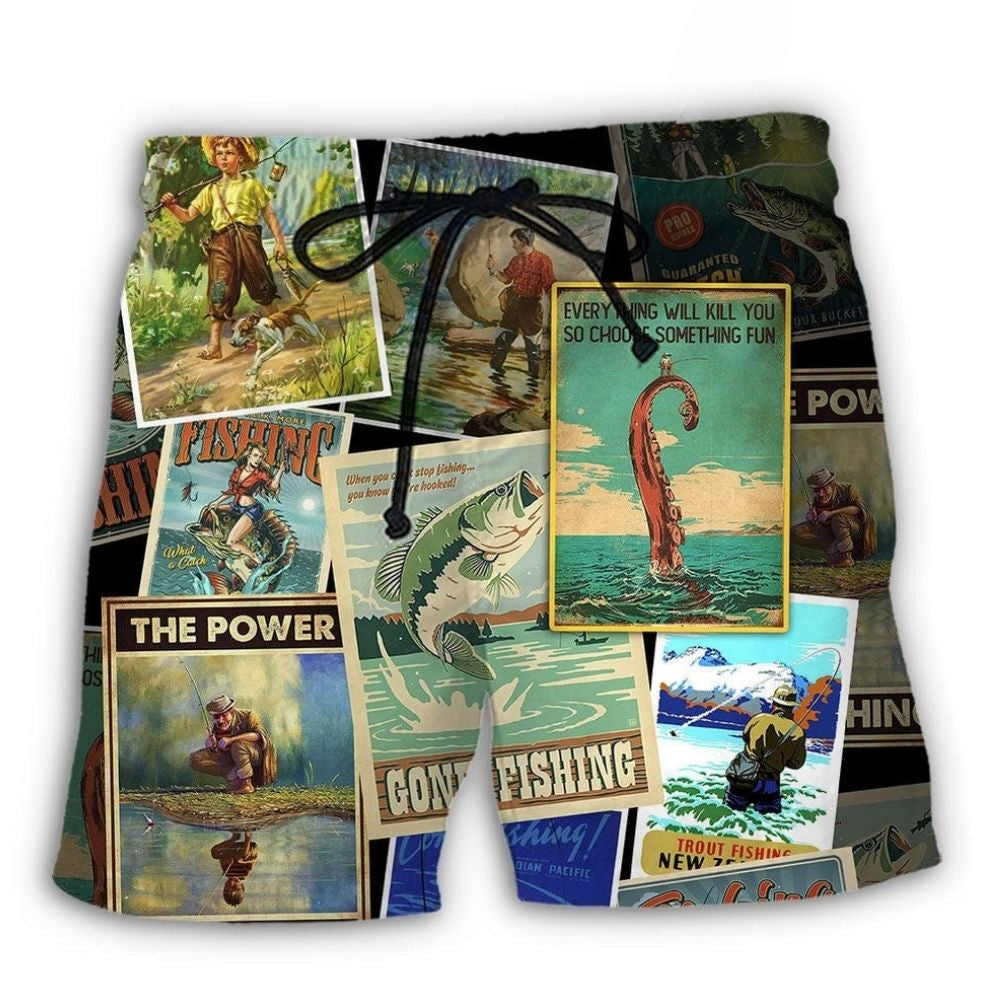 Fishing Retro Power – Beach Short