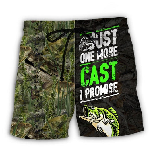 Just One More Cast Promise Quote – Beach Short