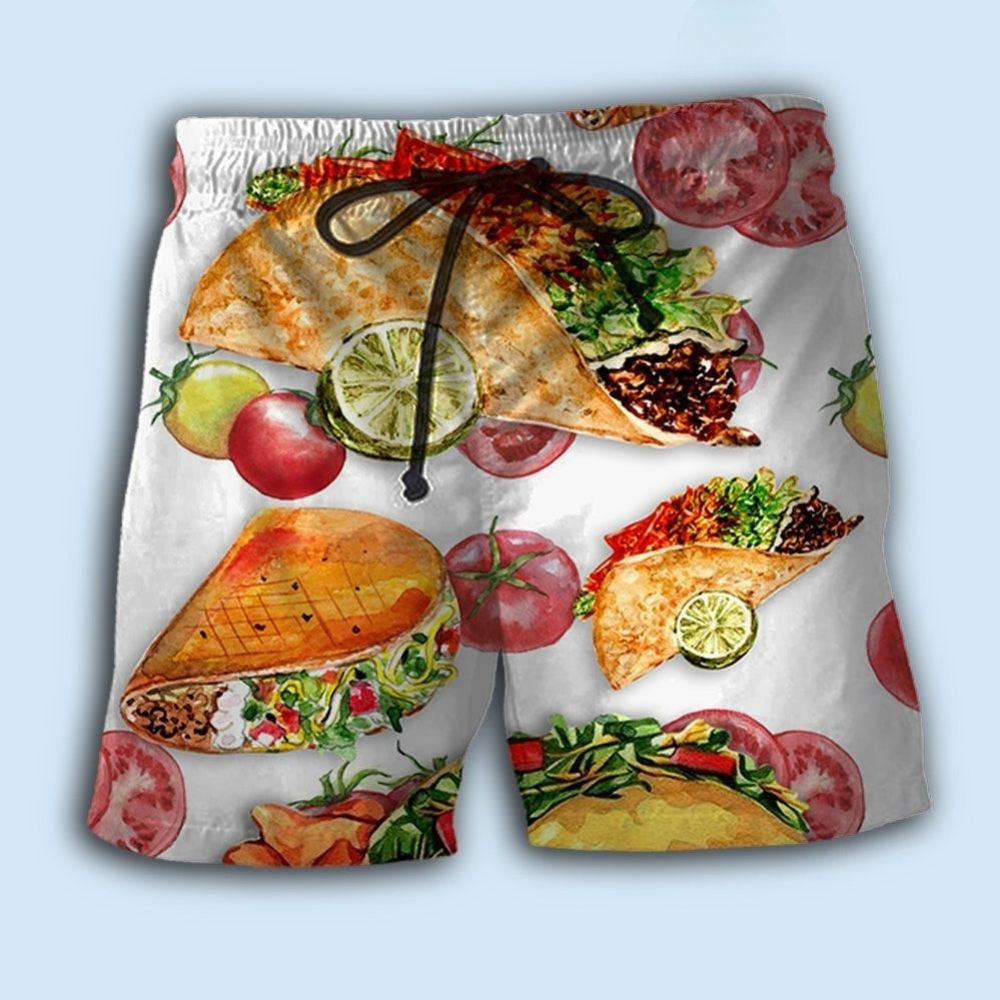 Taco Lover Fun Food – Beach Short