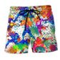 American Football Brave Spirit Art – Beach Short