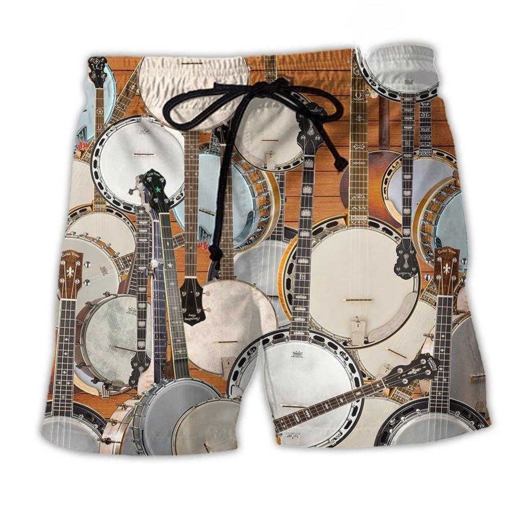 Classic Music Love Life Art - Beach Short
