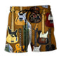 Vintage Guitar Minimal – Beach Short