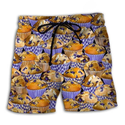 Yummy Blueberry Cake - Beach Short