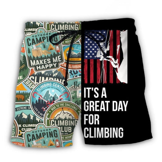 Climbing It's A Great Day - Beach Short
