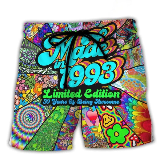 Made In 1993 Limited Edition Birthday – Beach Short