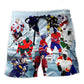 Ice Hockey Is My Therapy Art – Beach Short