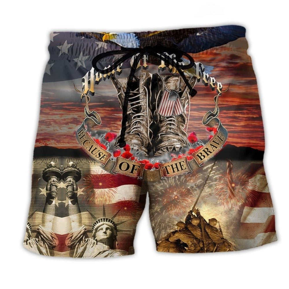 Veteran Proud American Style – Beach Short