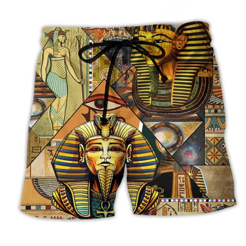 Egyptian Pyramid Life Art – Beach Short