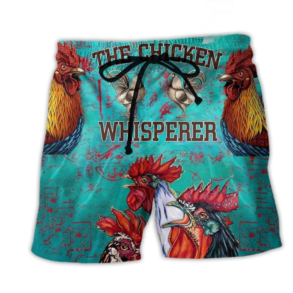 Chicken Whisperer Farm Green Style – Beach Short