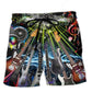 Electric Guitar Music Lifestyle Art – Beach Short