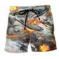Combat Aircraft War Flight - Beach Short