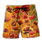 Poppies Remembrance Floral Art – Beach Short