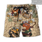 Viking Victory With Beer Personalized - Beach Short