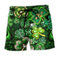 Shamrock Irish Leaf Green - Beach Short