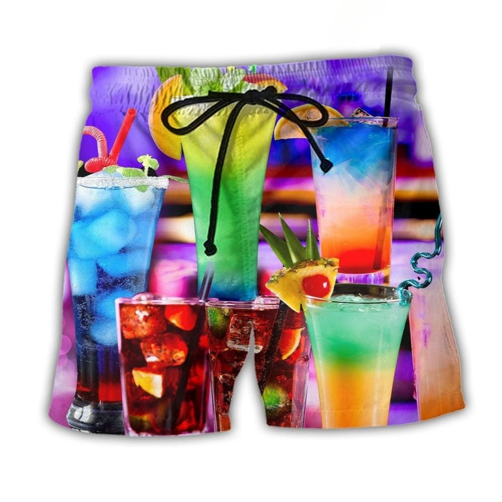 Bartender Cocktail Fun Drinking Bar – Beach Short