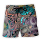 Wild Animals Scary Cool Art – Beach Short