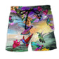 Hummingbird Life Is Better Nature – Beach Short