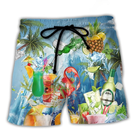 Fresh Fruit Summer Cocktail Art – Beach Short