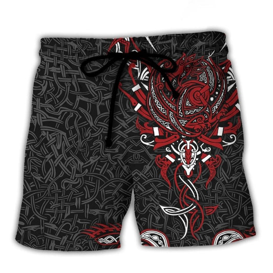 Viking Raven Warrior Lifestyle – Beach Short