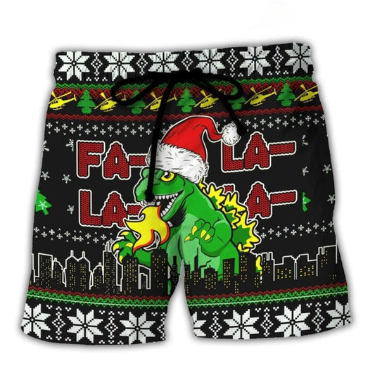 Christmas Festive Lala Holiday Style – Beach Short