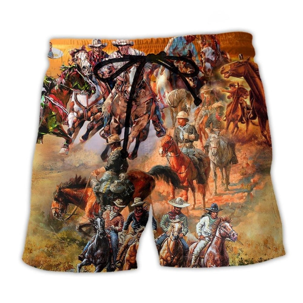 Cowboy Cool Life Western Style – Beach Short