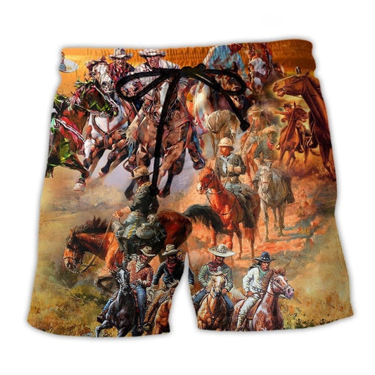 Cowboy Cool Life Western Style – Beach Short
