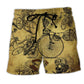 Bike Skull Born To Ride Statement – Beach Short