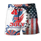 Independence Day America Celebration Art – Beach Short