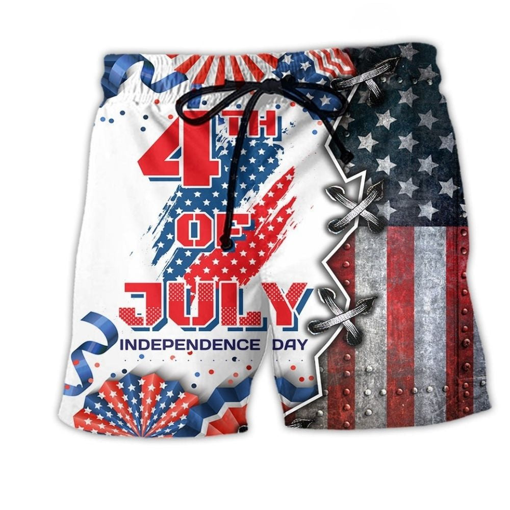 Independence Day America Celebration Art – Beach Short