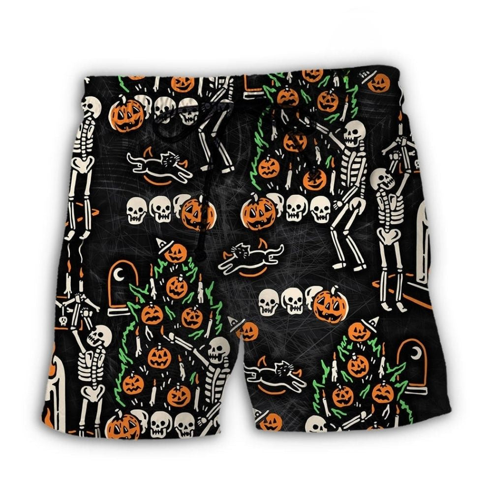 Halloween Creepy Season Skull – Beach Short
