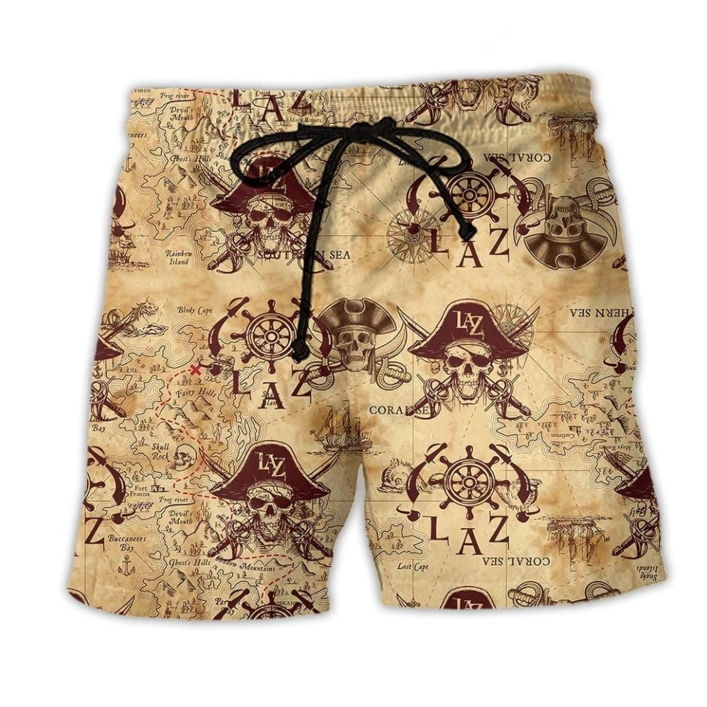 Skull Pirate Classic Lover – Beach Short