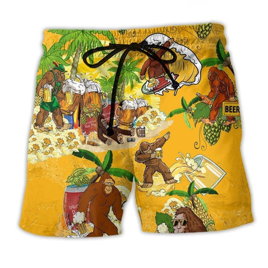 Bigfoot Summer Beer Fun - Beach Short